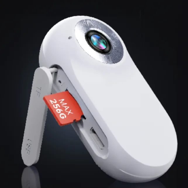 camera with card directly recorded