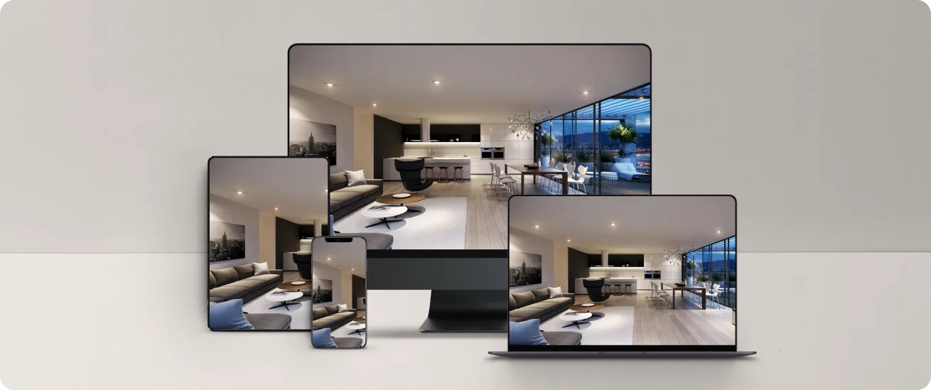 pet indoor camera with multiple device viewing