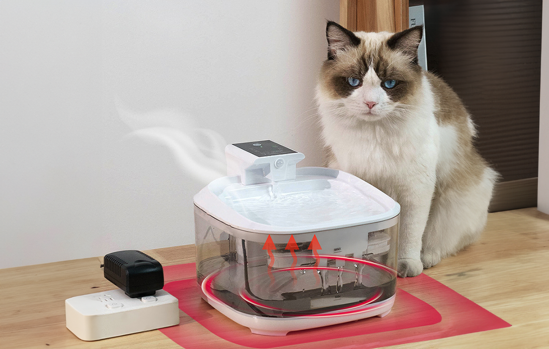 heating version fountain