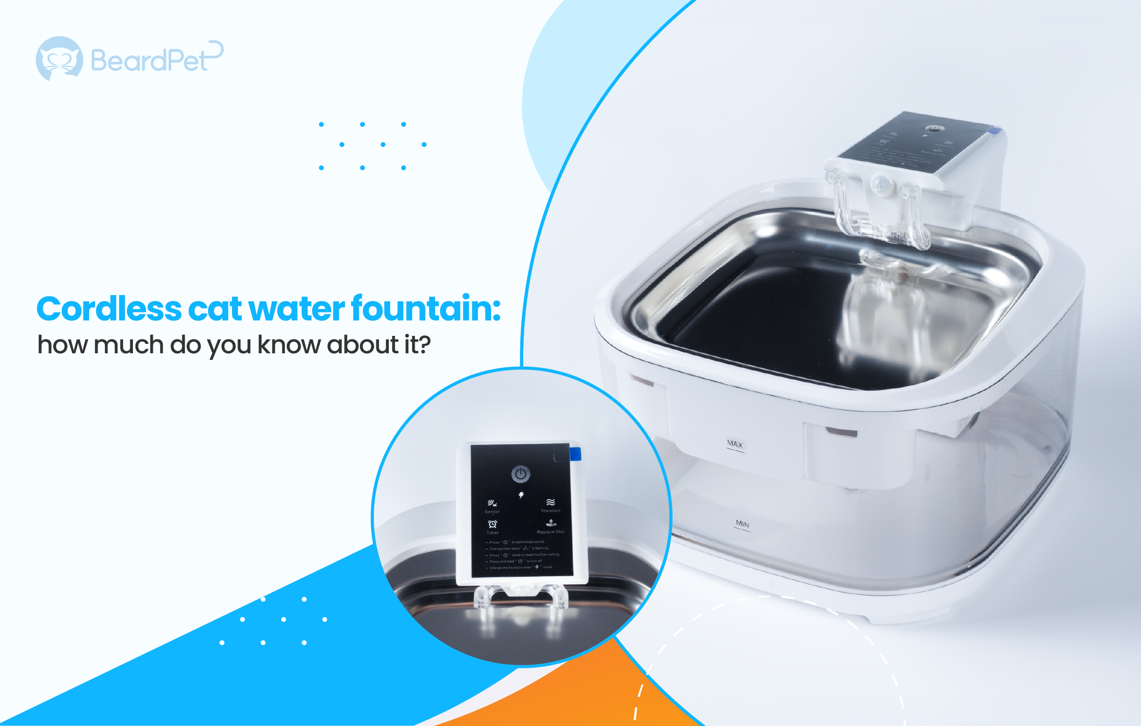 Cordless Cat Water Fountain: How Much Do you Know about it?