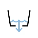 Two water-discharging modes icon-ft-10