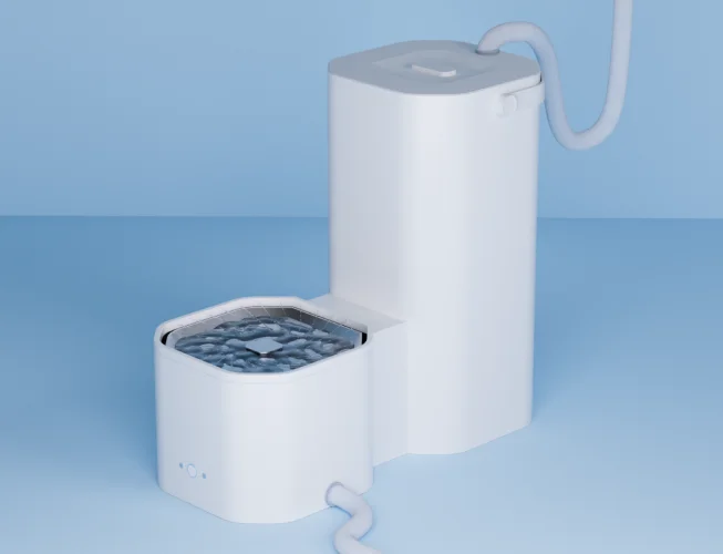 Clean and Dirty Separation Cat Water Fountain-advanced version