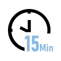 15 mins quick drying icon-DY-03